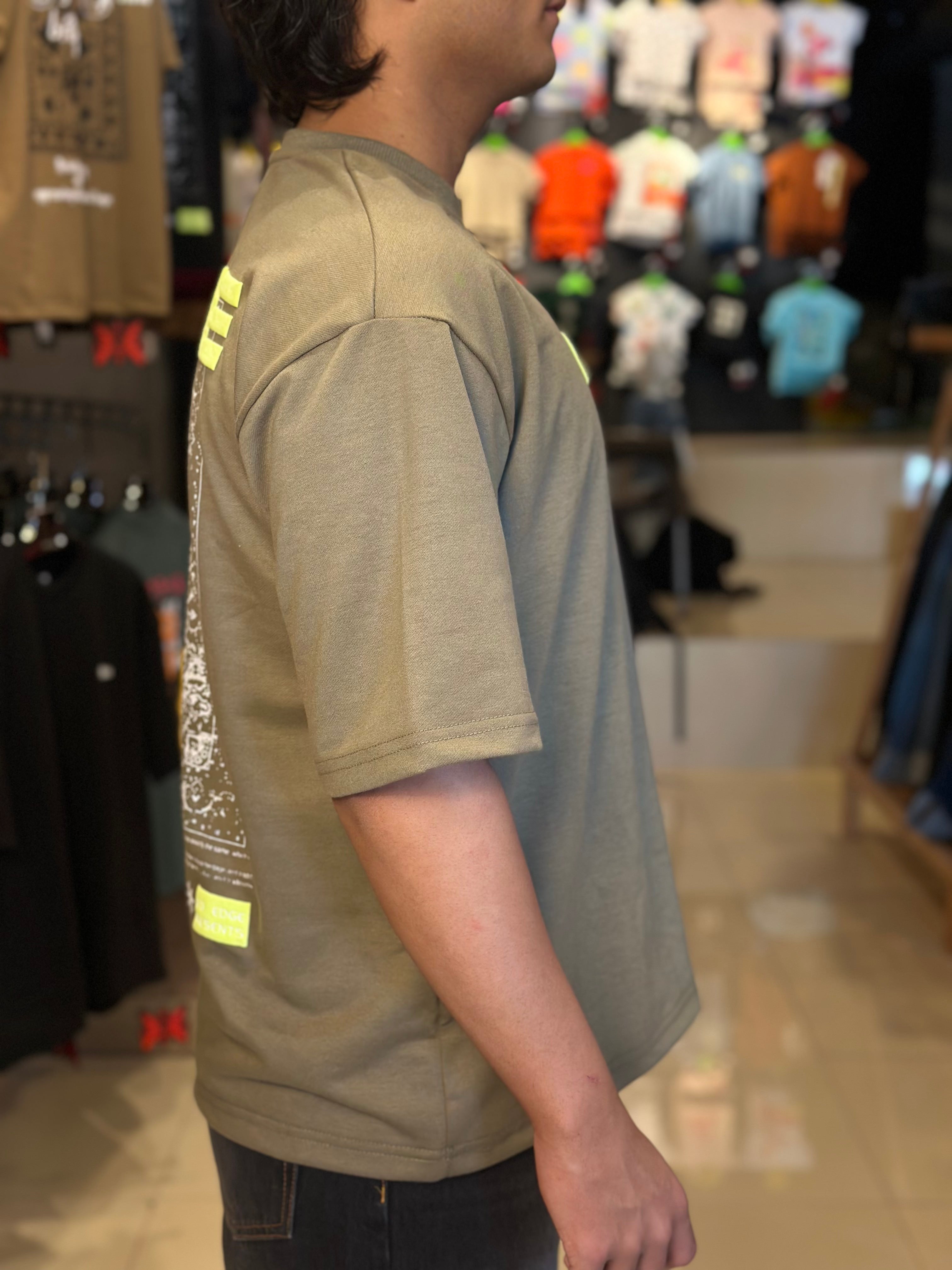 VINTAGE OLIVE - DIVINE OVERSIZED TEE