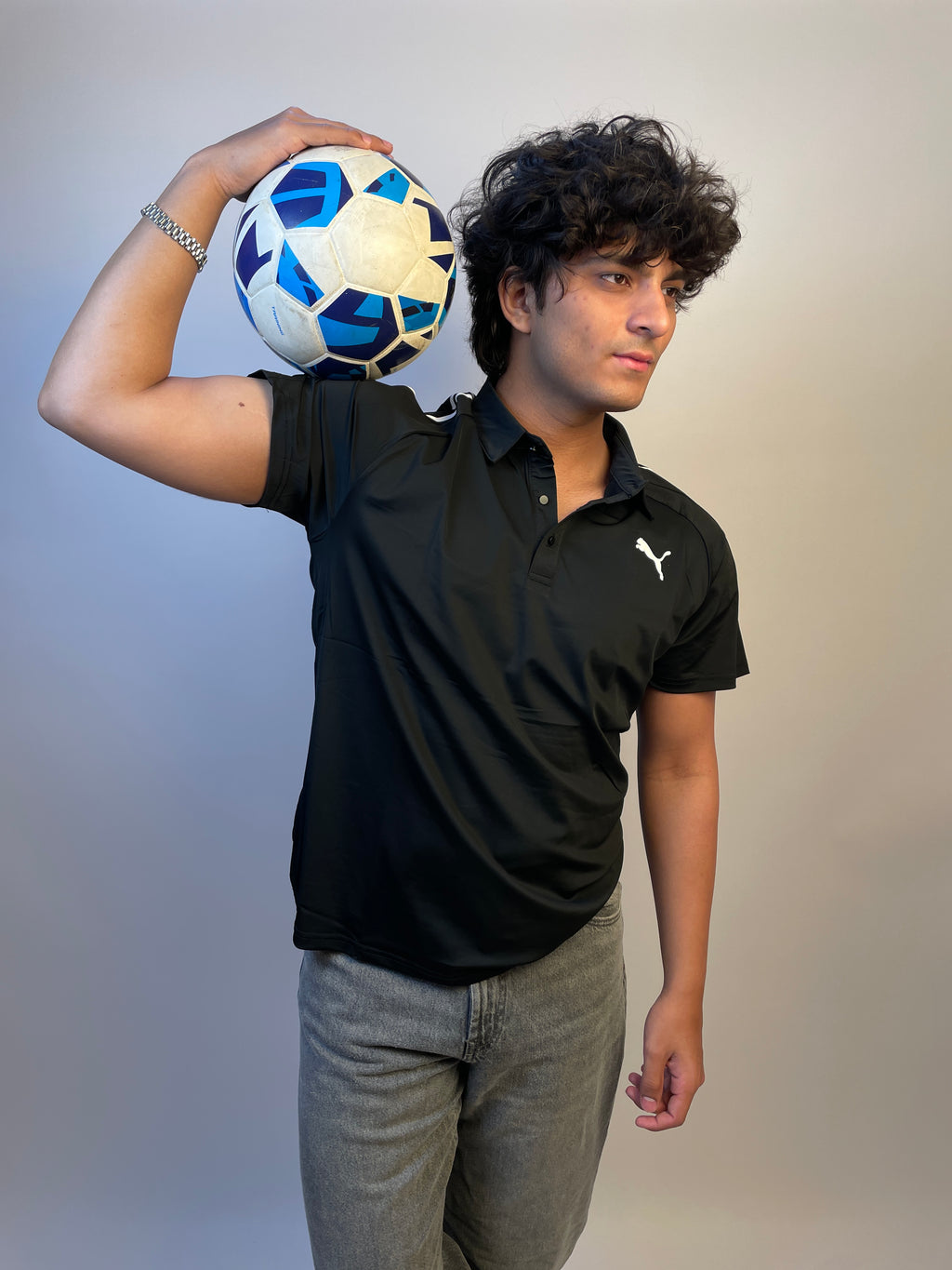 OBSIDIAN BLACK — DRYFIT POLO