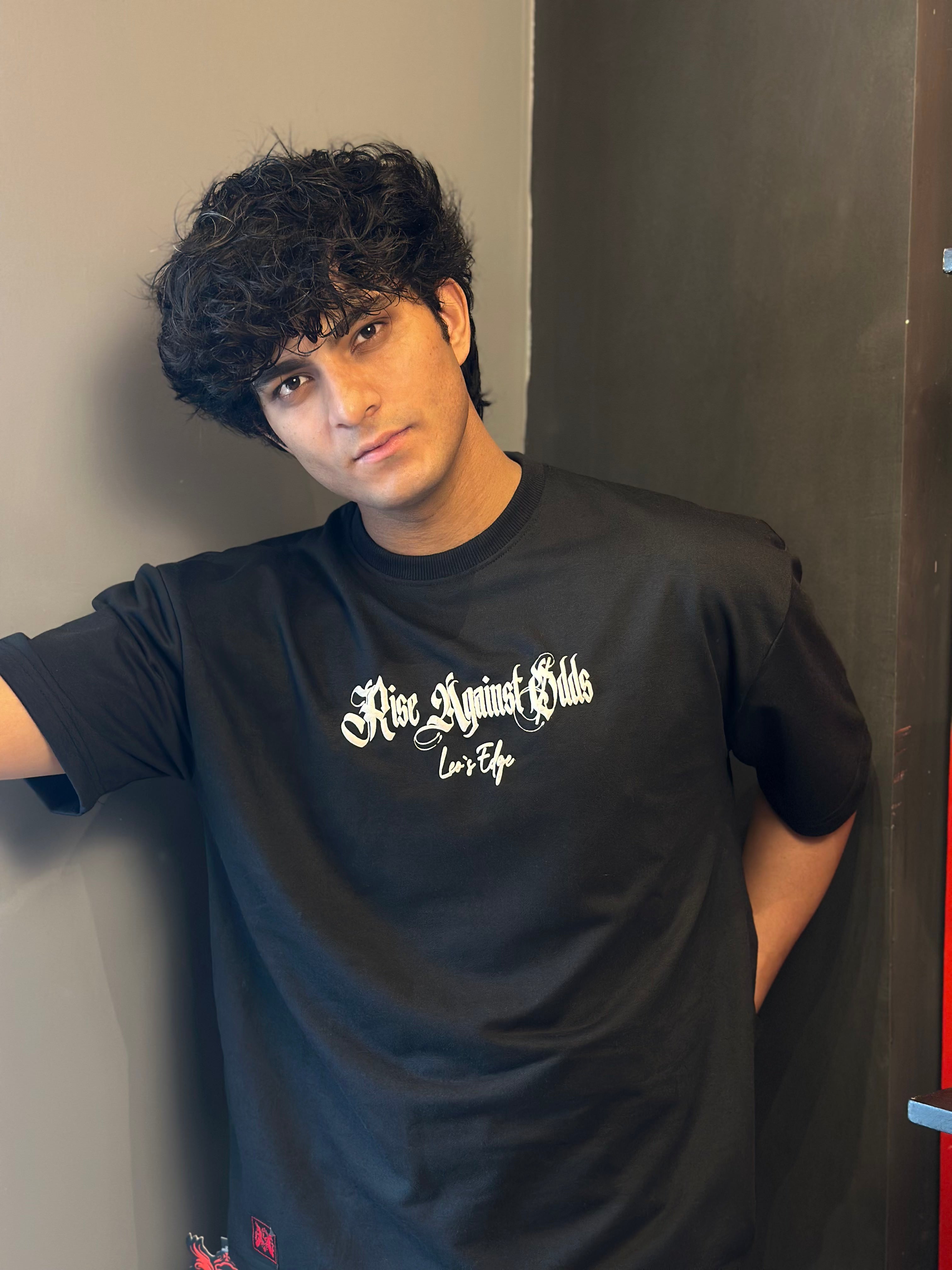 PHANTOM BLACK -  OVERSIZED TEE