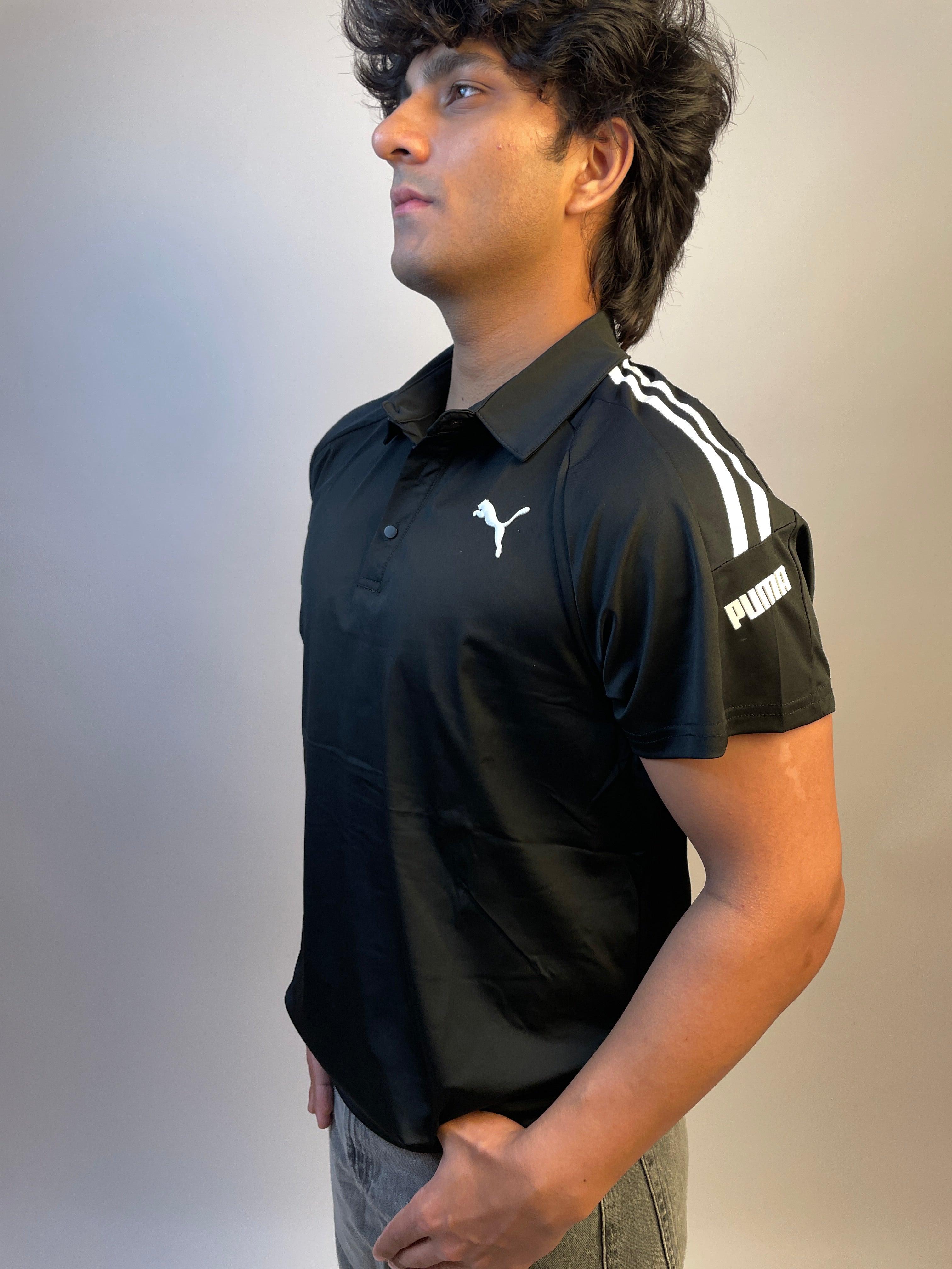 OBSIDIAN BLACK — DRYFIT POLO
