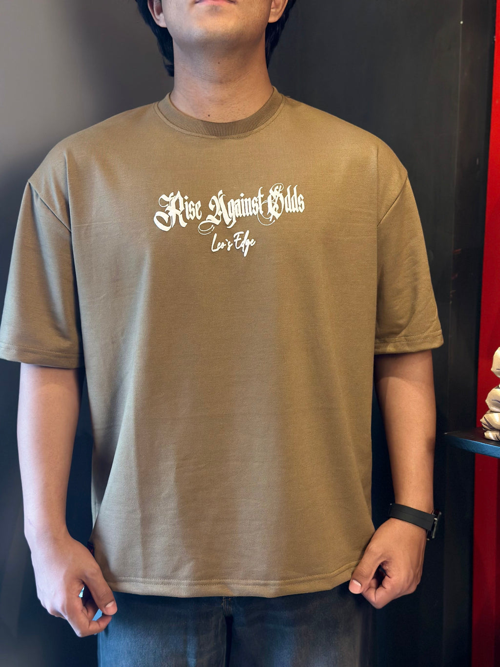 WALNUT BROWN - OVERSIZED TEE