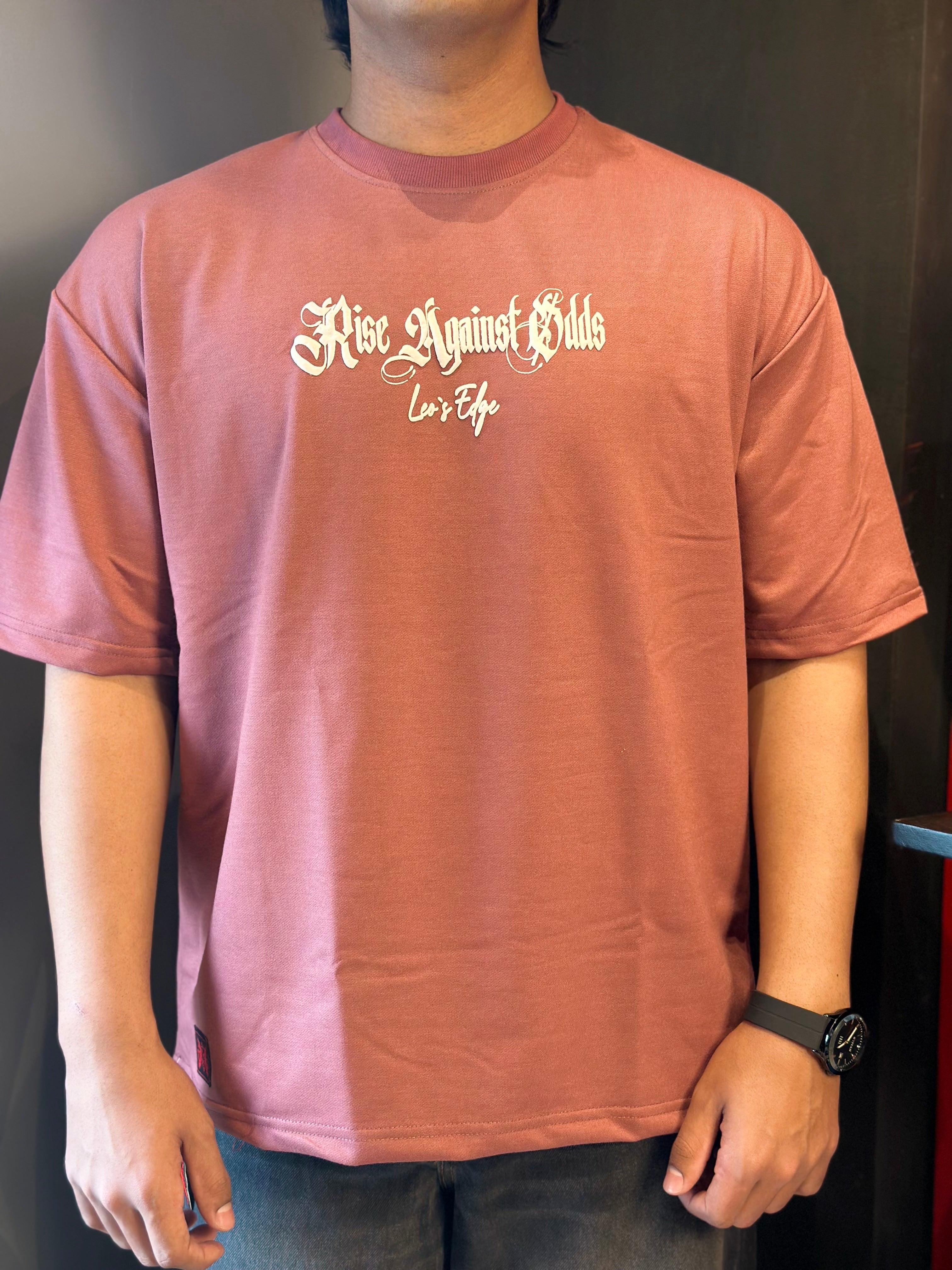 RUSTIC ROSE -  OVERSIZED TEE