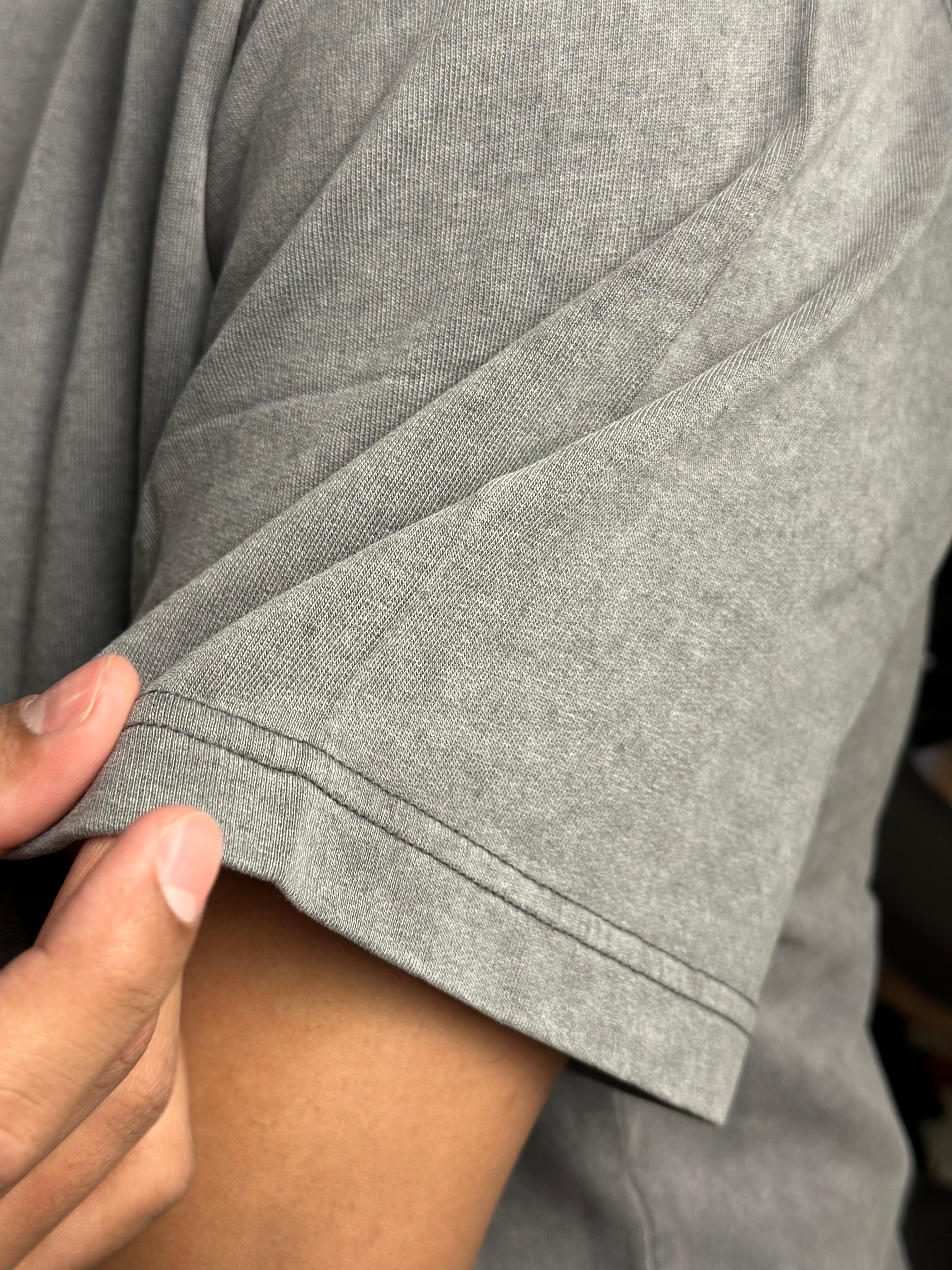 STONE ASH GREY - ACID WASH TEE