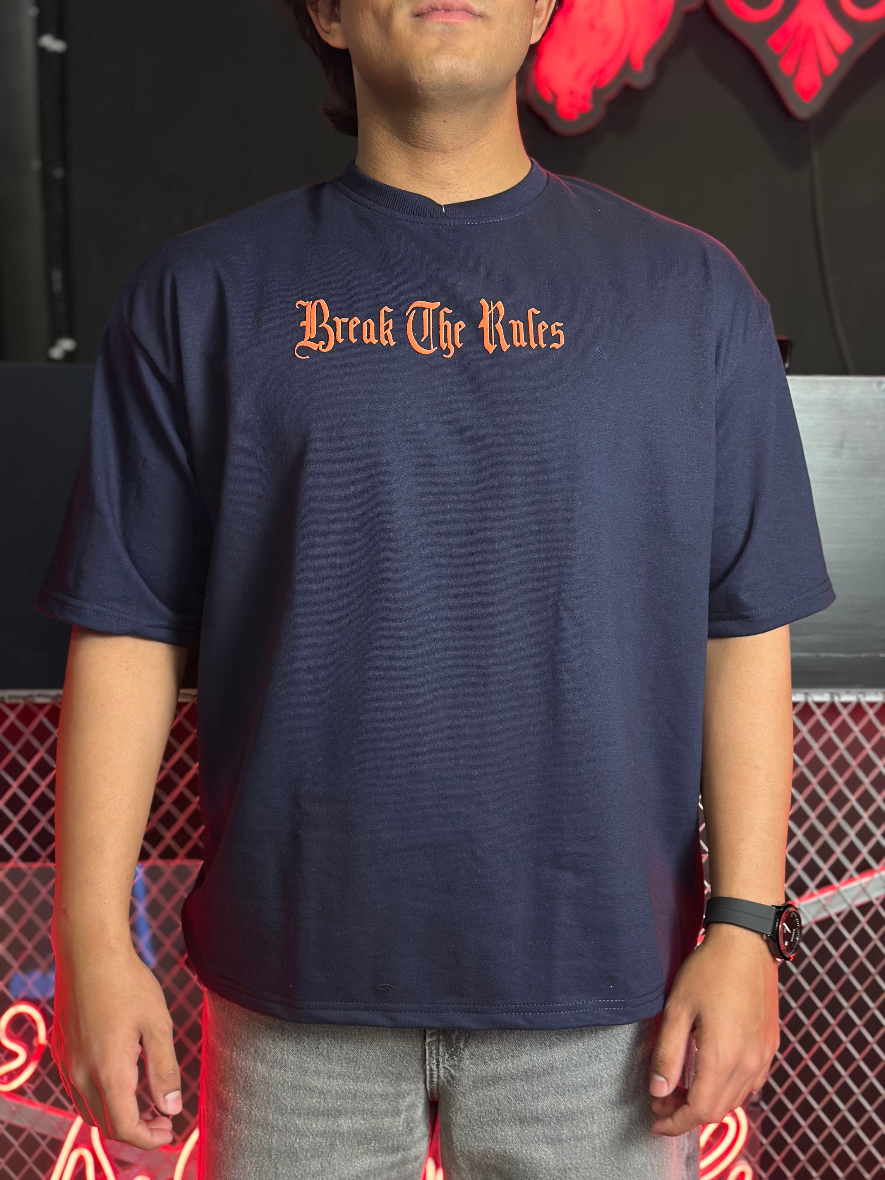 ABYSS NAVY - OVERSIZED TEE