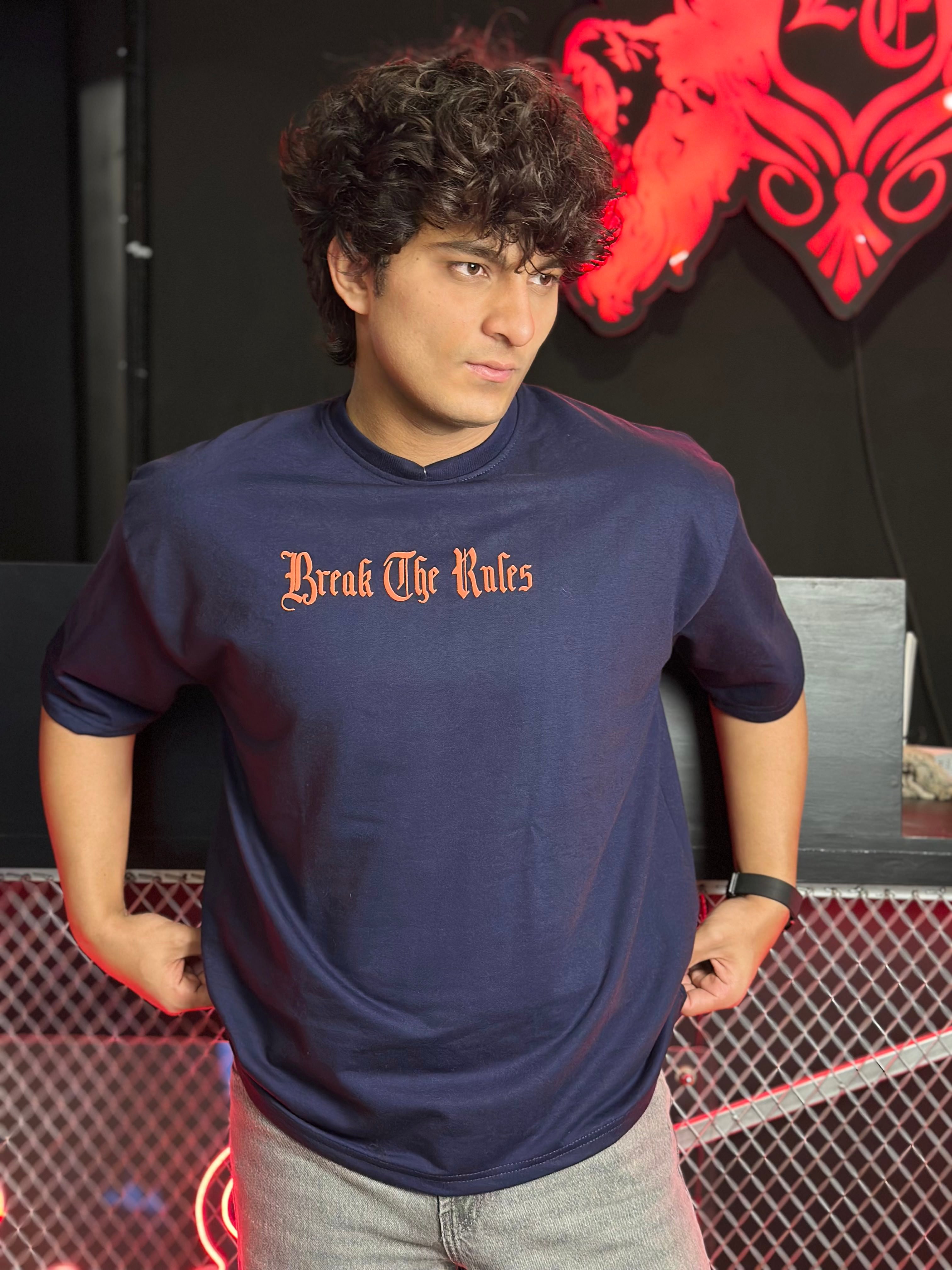 ABYSS NAVY - OVERSIZED TEE
