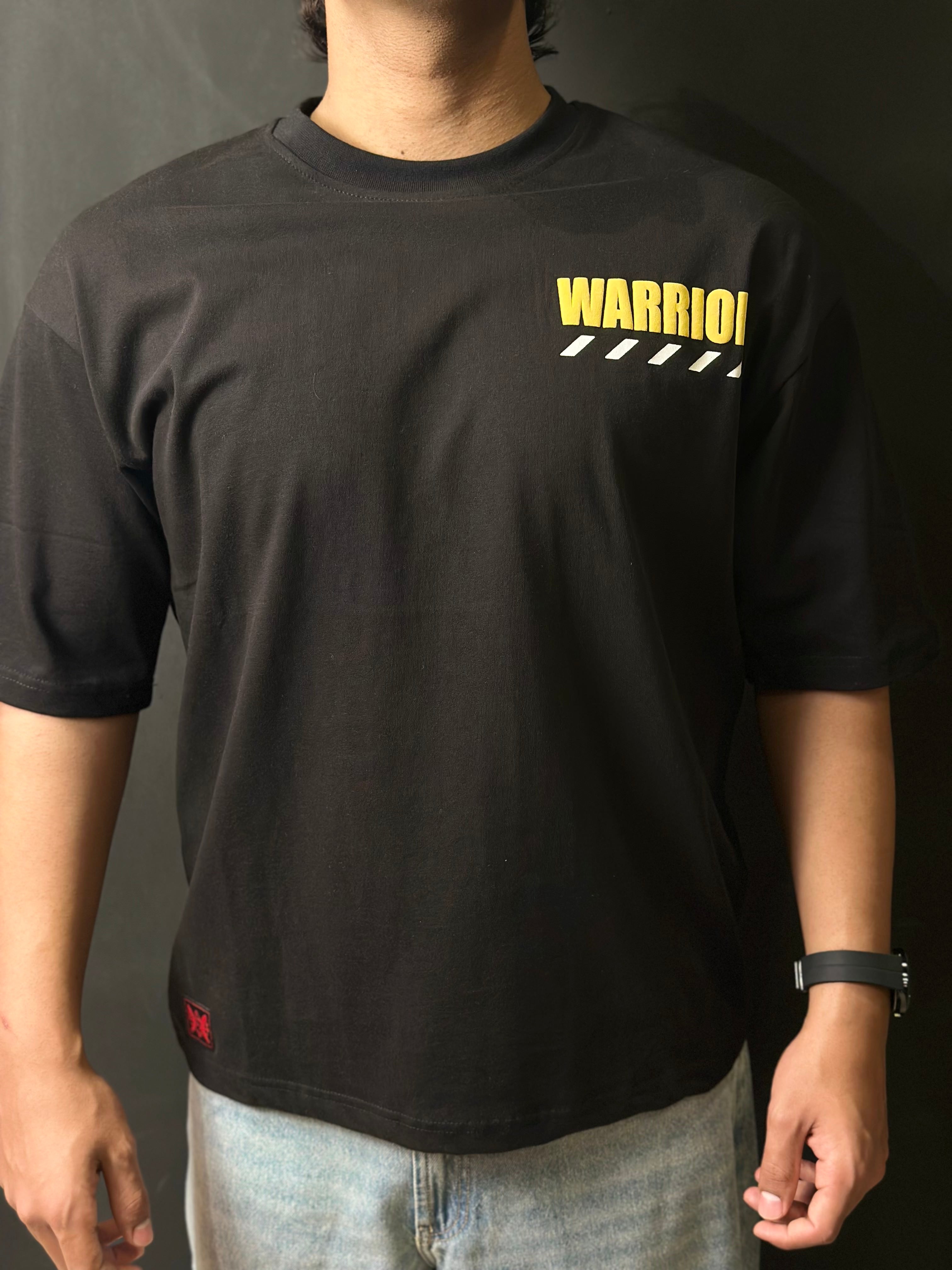 ONYX BLACK - WARRIOR OVERSIZED TEE