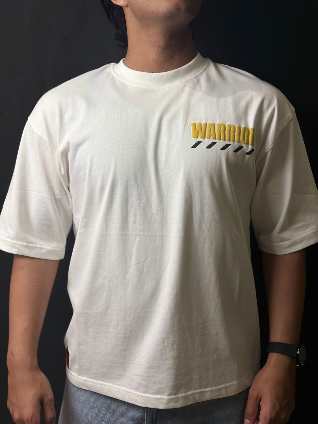 ARCTIC WHITE - WARRIOR OVERSIZED TEE