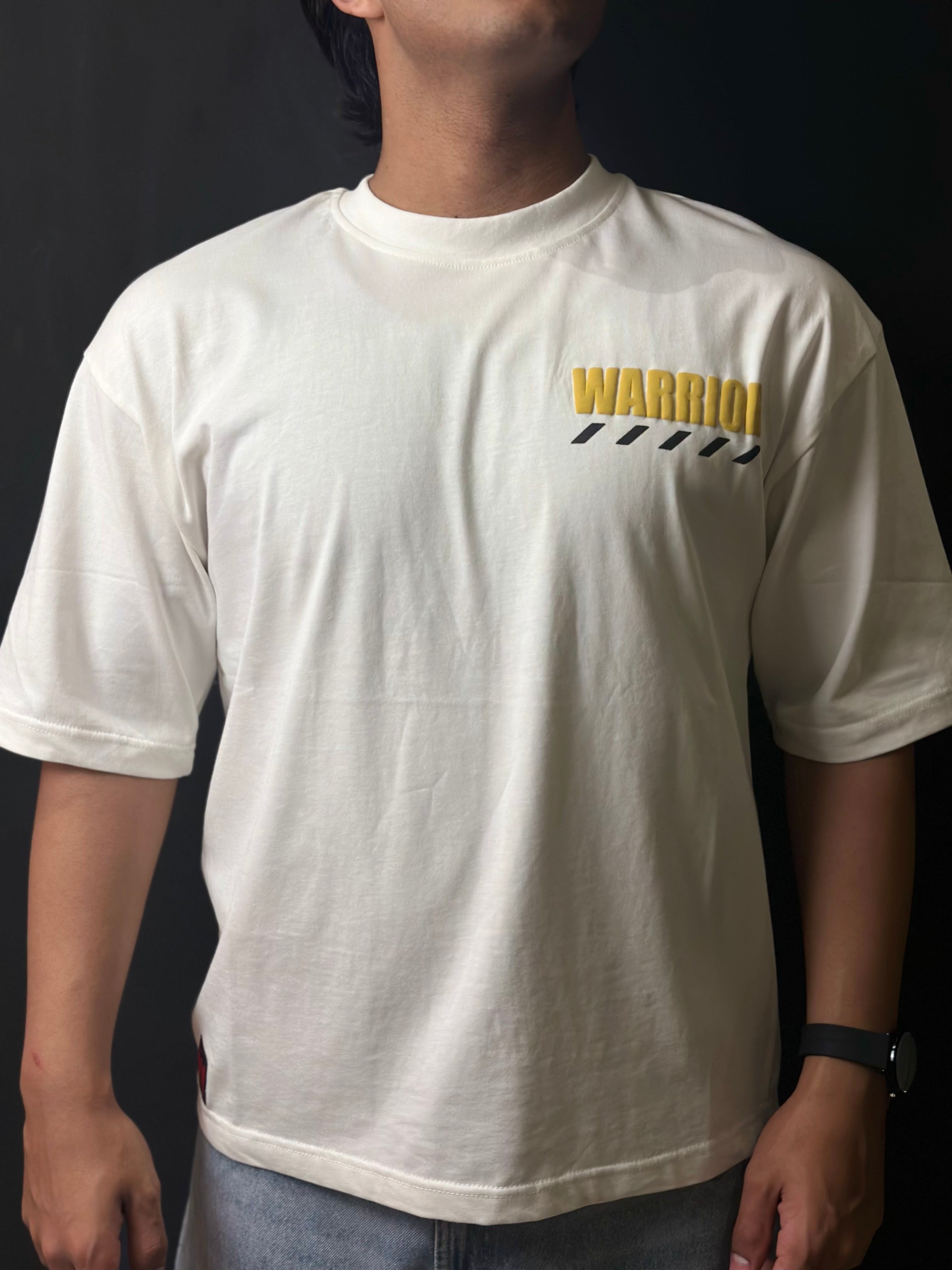 ARCTIC WHITE - WARRIOR OVERSIZED TEE