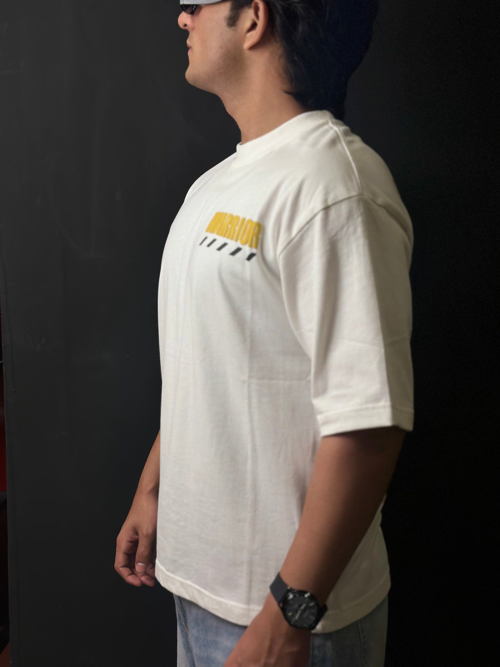 ARCTIC WHITE - WARRIOR OVERSIZED TEE