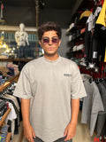 Stone Grey Pegador-Floral | Drop Shoulder T-shirt