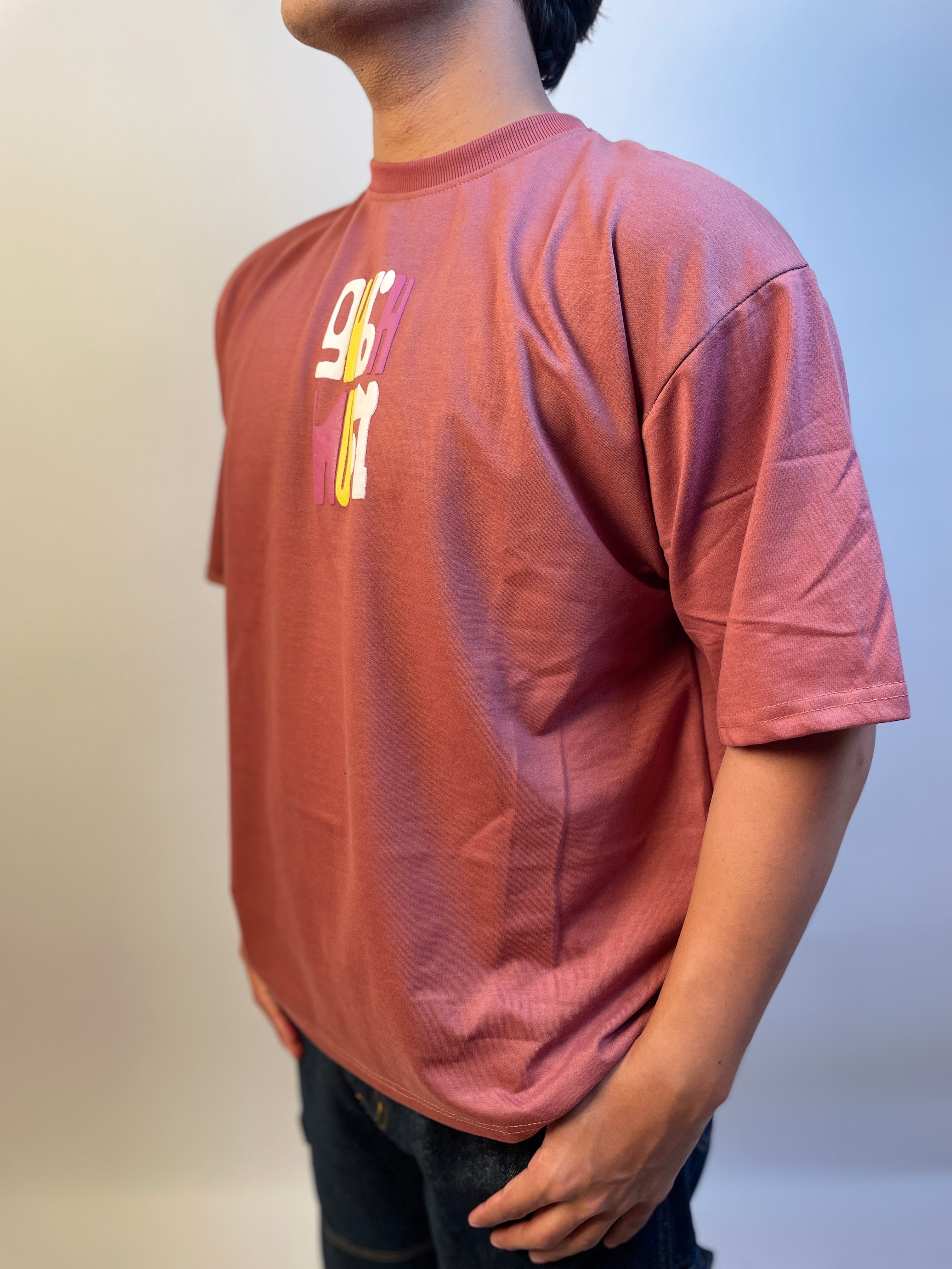 MAUVE PINK - PUFF OVERSIZED TEE