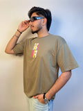 MOSS GREEN - PUFF OVERSIZED TEE