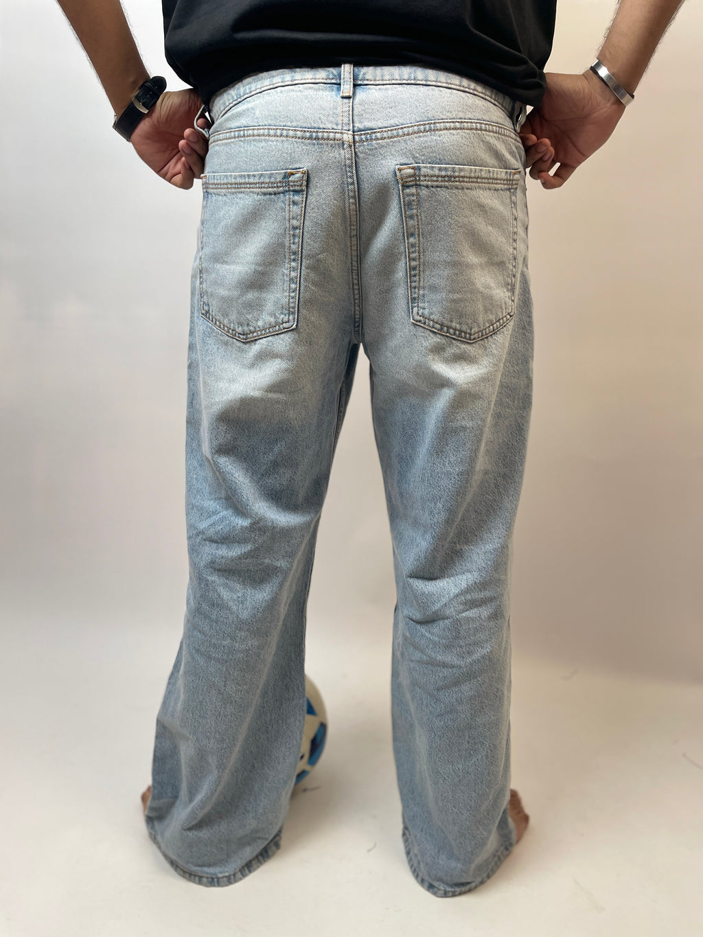 ICICLE WASH - WIDE LEG DENIM