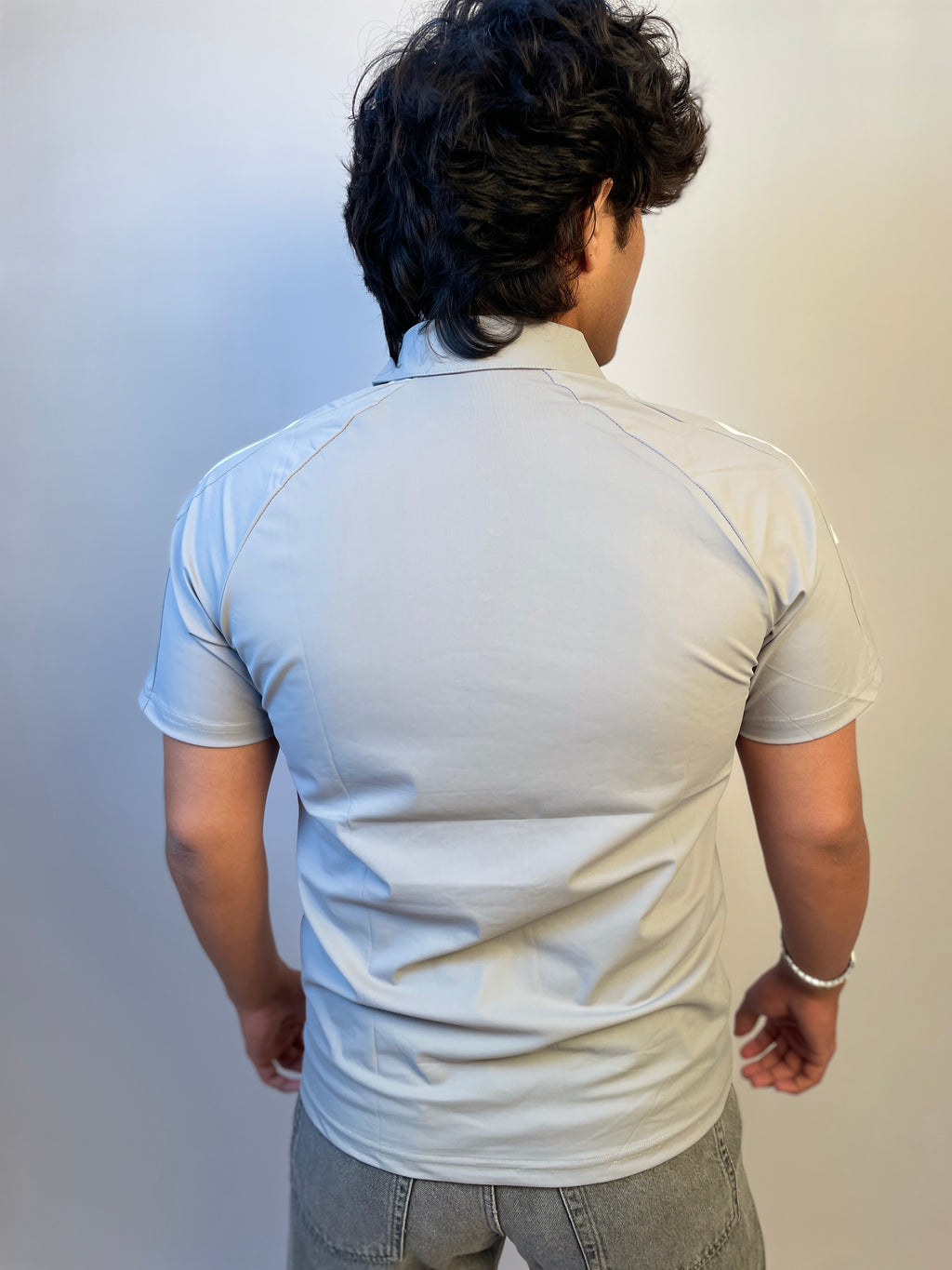 LUNAR GREY — DRYFIT POLO