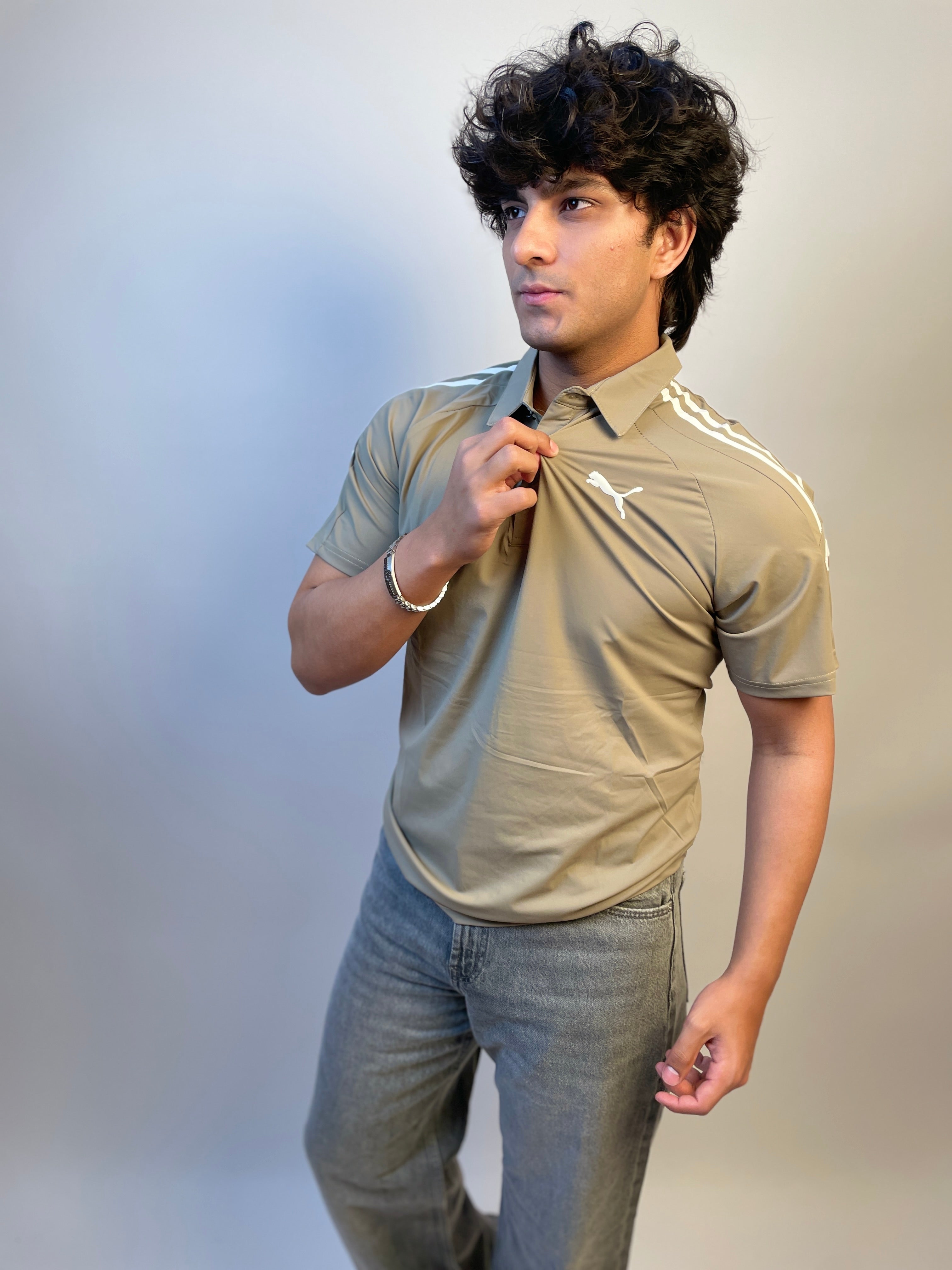 DESERT SAND — DRYFIT POLO