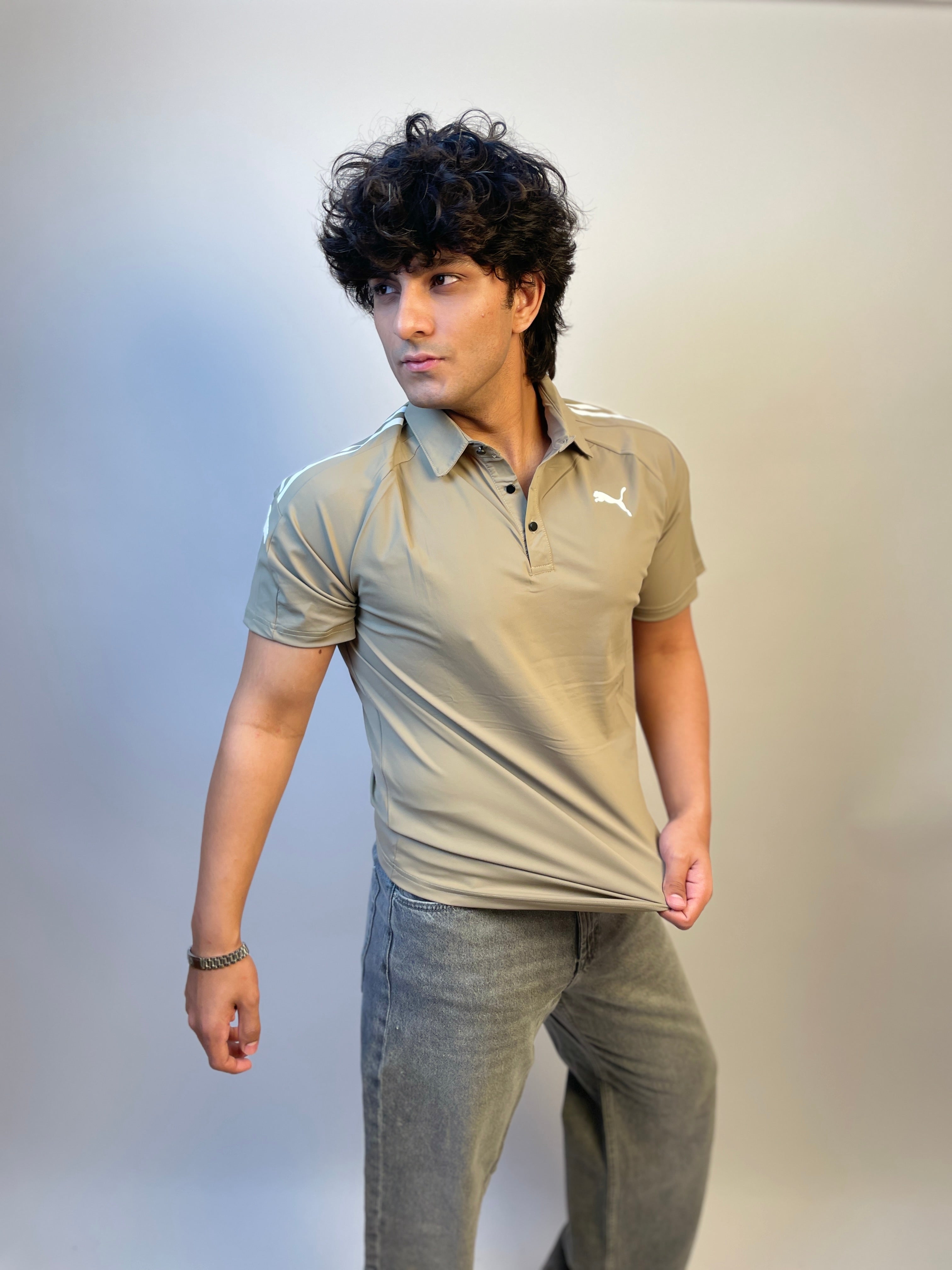 DESERT SAND — DRYFIT POLO